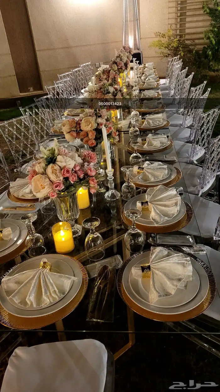 تأجير طاولات طعام وكراسي 11