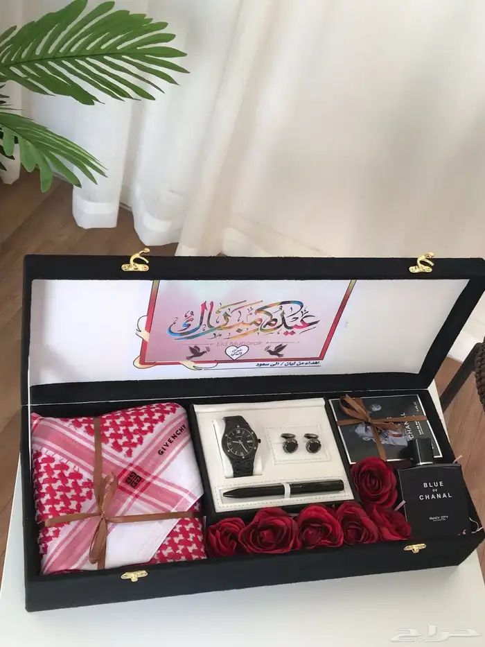 شماغ جفنشي مع طقم ساعه 3