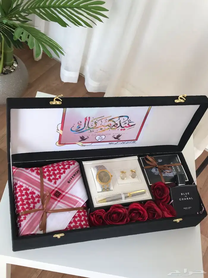 شماغ جفنشي مع طقم ساعه 5