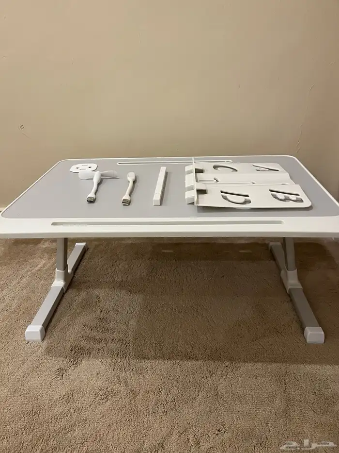 طاوله محموله طاولة متعدده الوظائف بيضاء 1