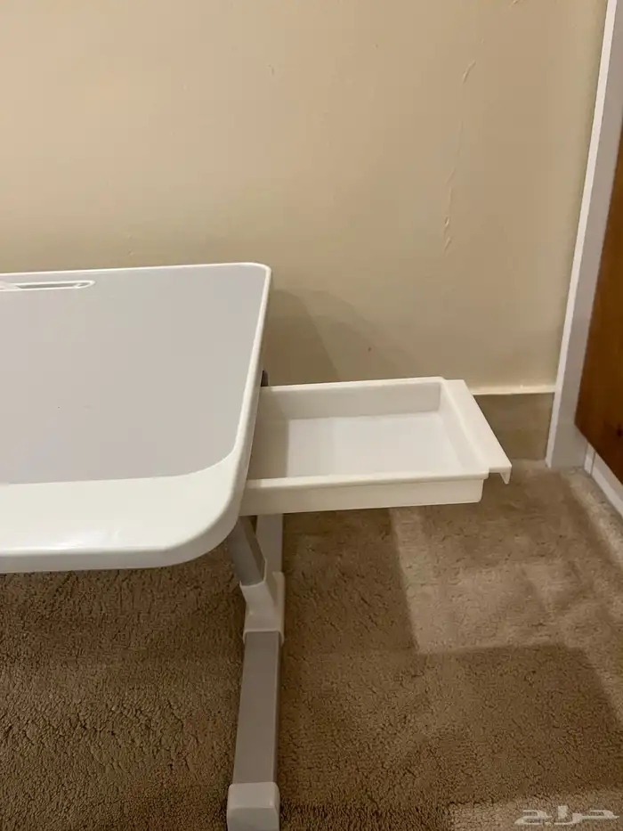 طاوله محموله طاولة متعدده الوظائف بيضاء 8