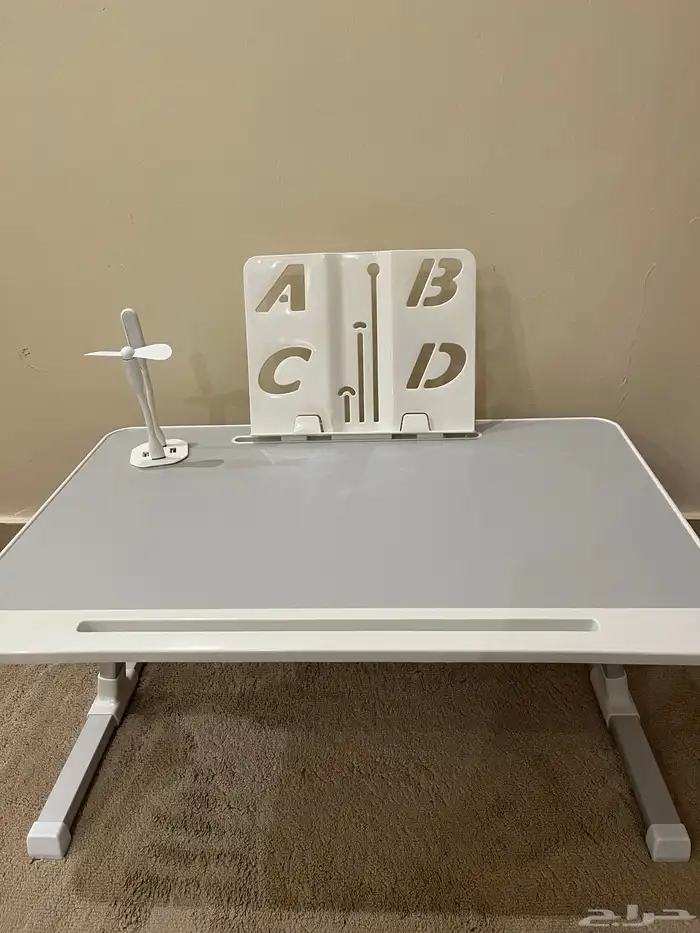 طاوله محموله طاولة متعدده الوظائف بيضاء 2