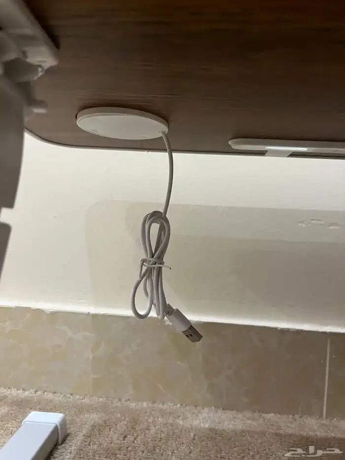 طاوله محموله طاولة متعدده الوظائف بيضاء 5