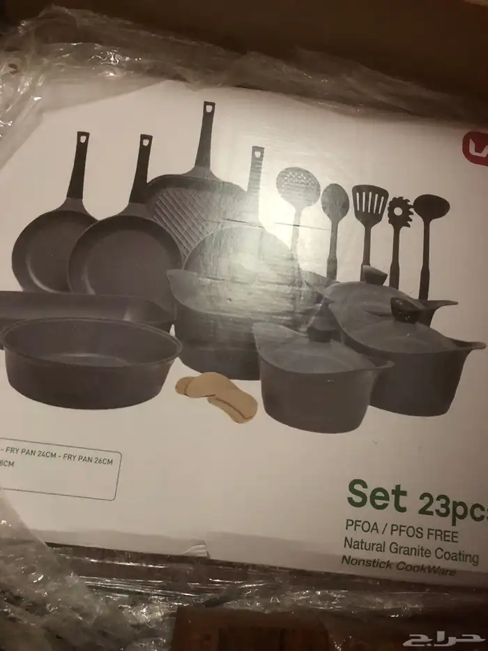 اطقم جرانيت حجم كبير كوري وتركي واستانلس تركي كله جديد 10