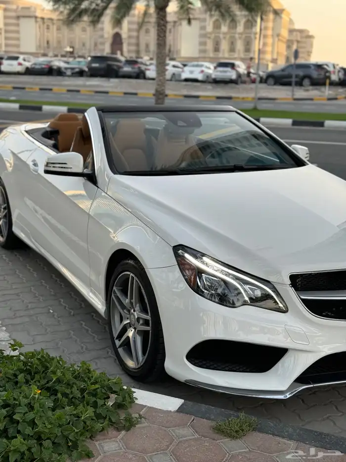 مرسيدس E400 كوبيه أبيض 2016 كت AMG 5