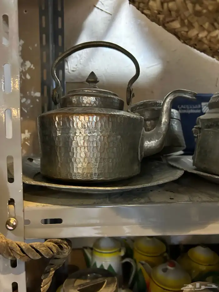 تراث للبيع دلة قشر تراثيه. وجيك وضوء قديم ثقيل تراث العدد 2 1