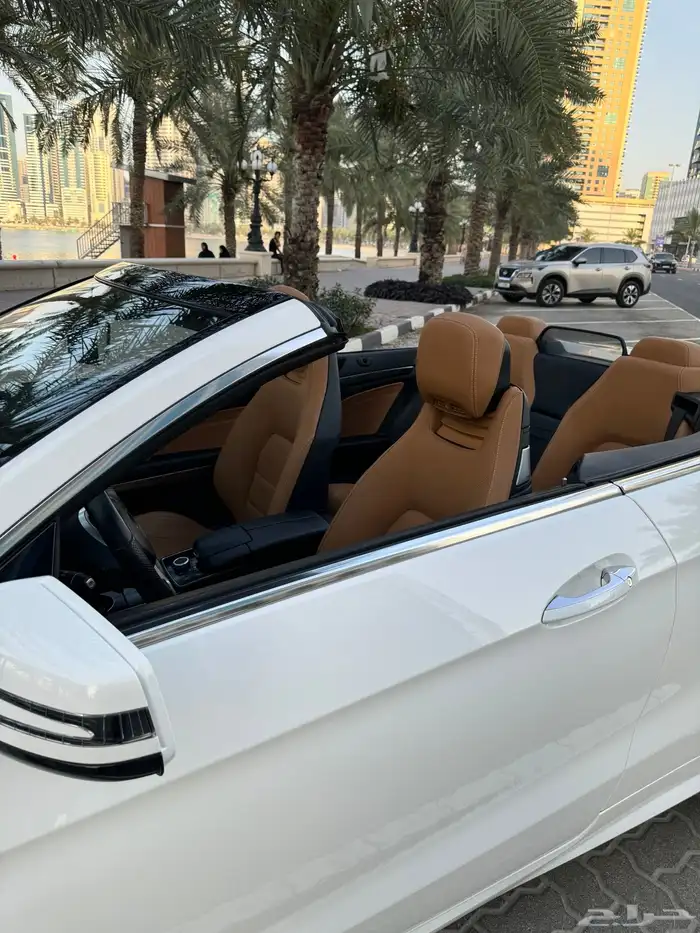 مرسيدس E400 كوبيه أبيض 2016 كت AMG 12