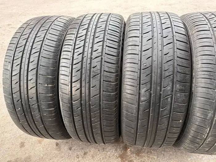 جنوط لكزز بلاك ديشن درجه اولى مع كفرات دنلوب 275.50.21ت22 9