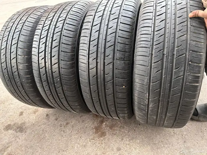 جنوط لكزز بلاك ديشن درجه اولى مع كفرات دنلوب 275.50.21ت22 13