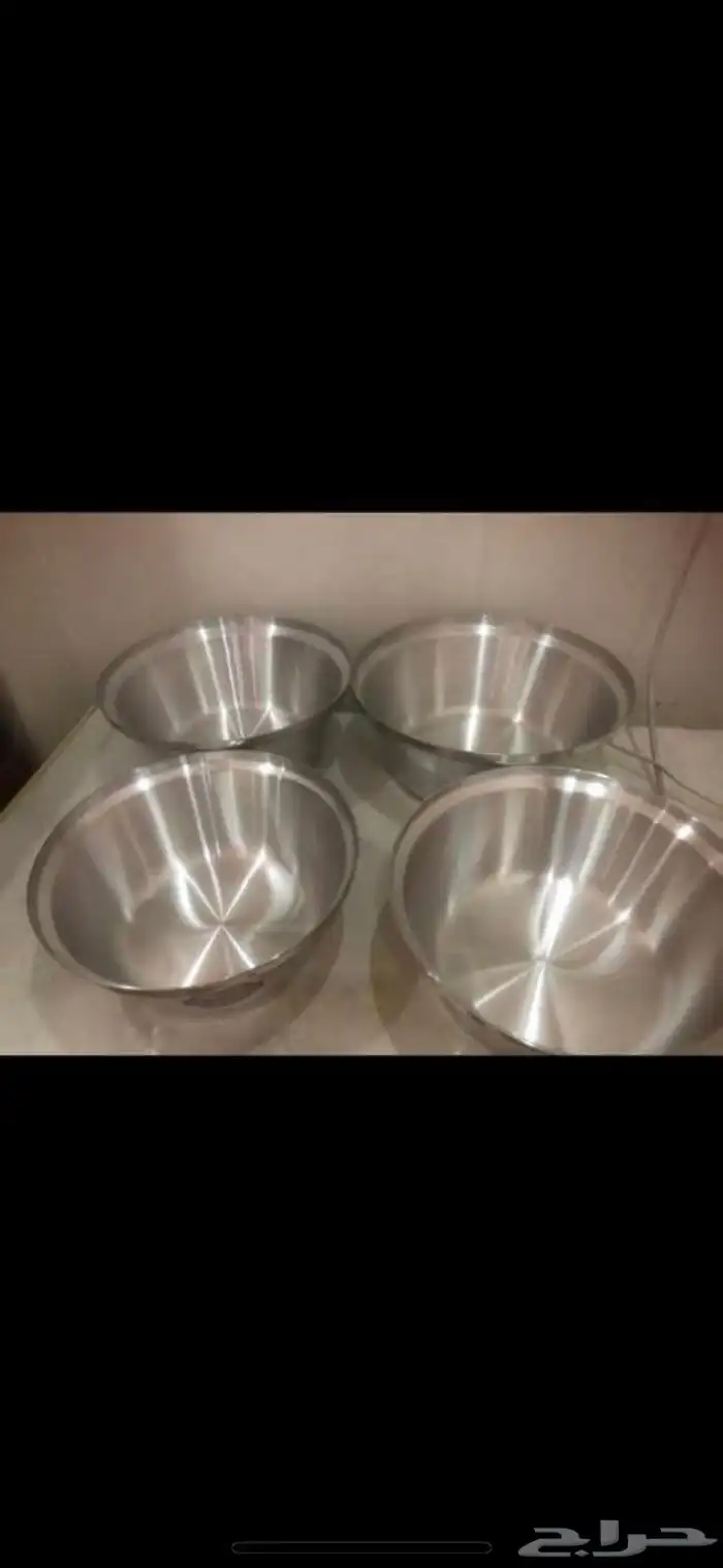 اطقم جرانيت حجم كبير كوري وتركي واستانلس تركي كله جديد 36