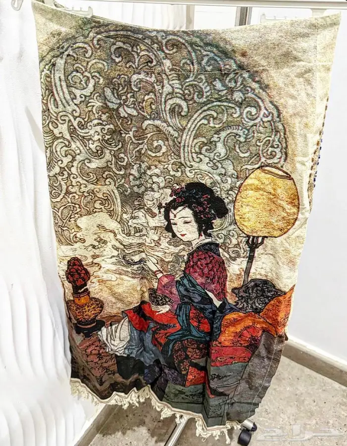 تنورة طويلة جديدة برسومات يابانية تقليدية 4