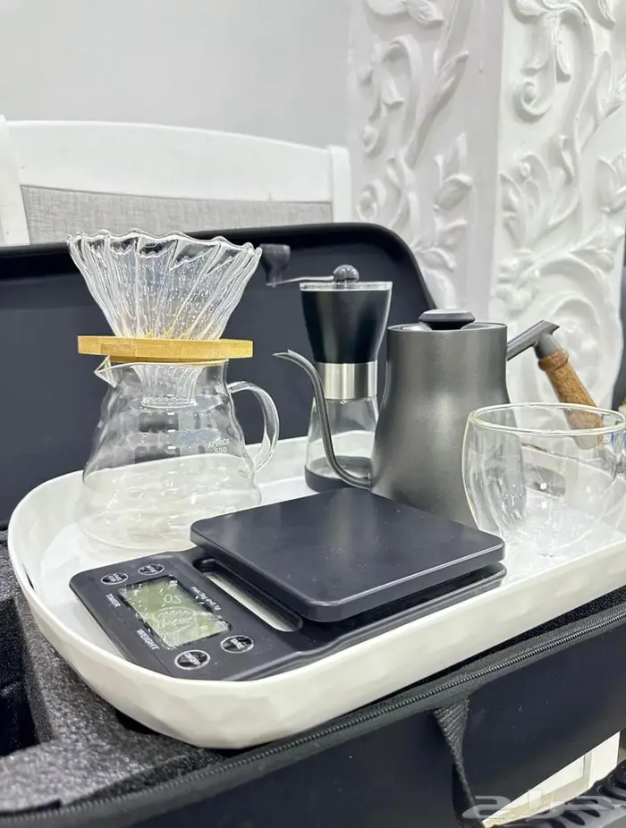 شنطة قهوه v60 بكامل اغراضها 0