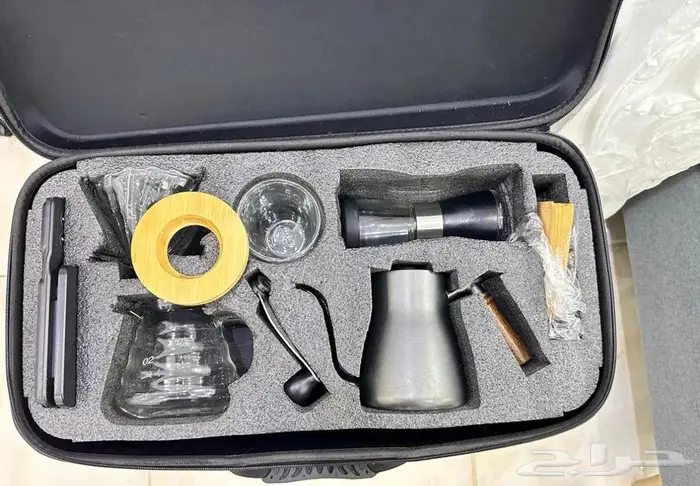 شنطة قهوه v60 بكامل اغراضها 4