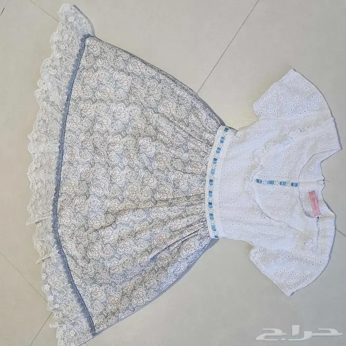 اقل من 45 ريال مع هدايا فساتين بنات للعيد 15