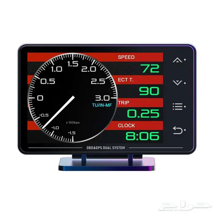عداد سرعة قيج رقمي يدعم OBD2 و GPS 14