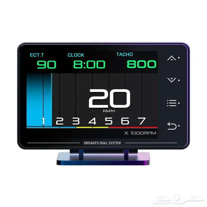 عداد سرعة قيج رقمي يدعم OBD2 و GPS 11