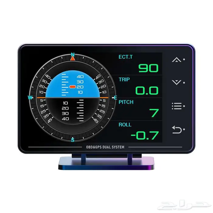 عداد سرعة قيج رقمي يدعم OBD2 و GPS 12