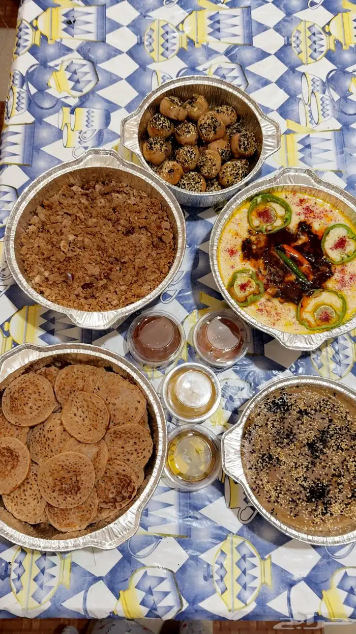 أسر منتجه اكلات شعبيه جنوبيه ونجديه وصواني الفرن وحلى 10