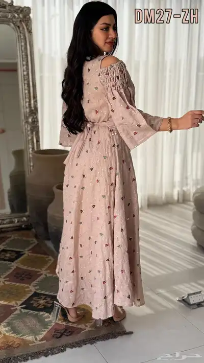 فستان العيد جلابيه رمضان تطريز هندي سوري سعوديه 1