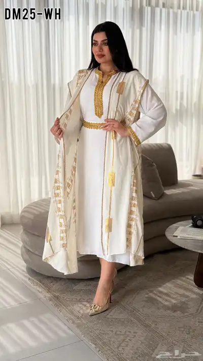 فستان العيد جلابيه رمضان تطريز هندي سوري سعوديه 4