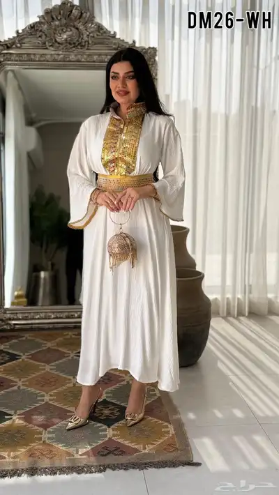 فستان العيد جلابيه رمضان تطريز هندي سوري سعوديه 3