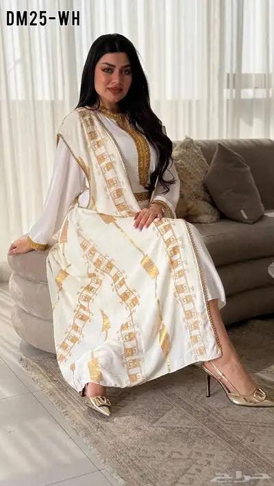 فستان العيد جلابيه رمضان تطريز هندي سوري سعوديه 5