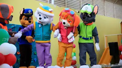 شخصيات كرتونيه paw patrolدورية المخلب قرقعان مهرجانات العيد 0