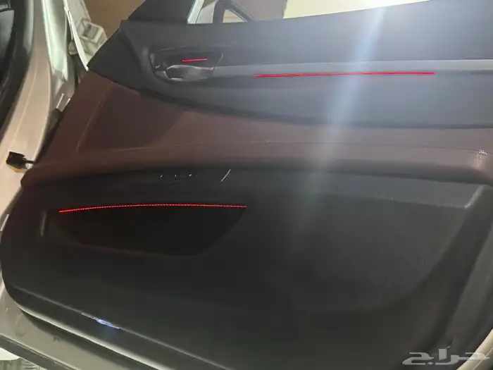 تركيب لد داخلي على سيارة BMW 2010 14