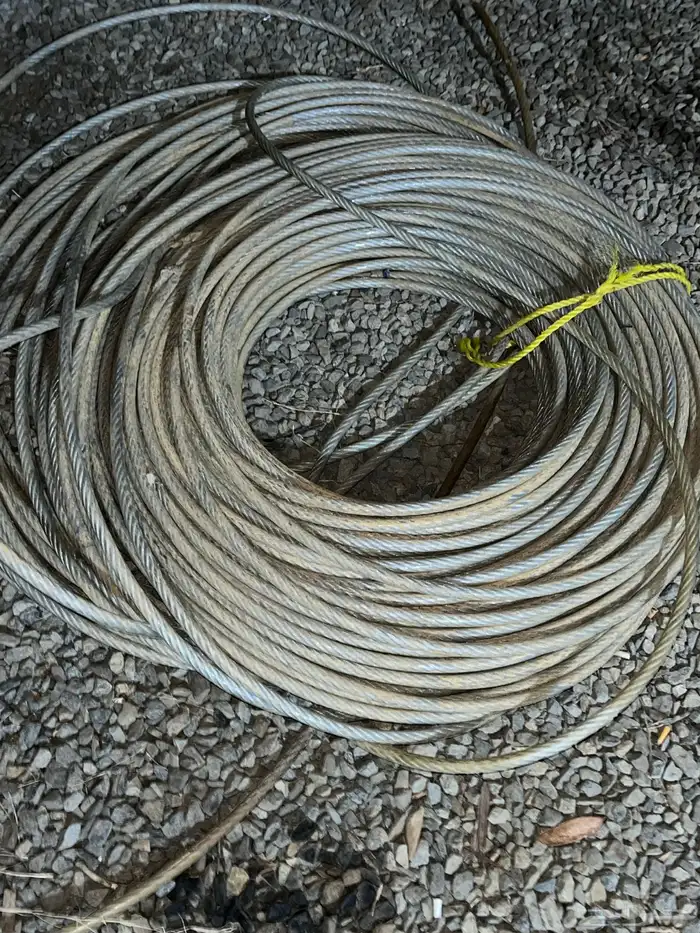 واير حديد 14 ملي ملبس  200 متر 1