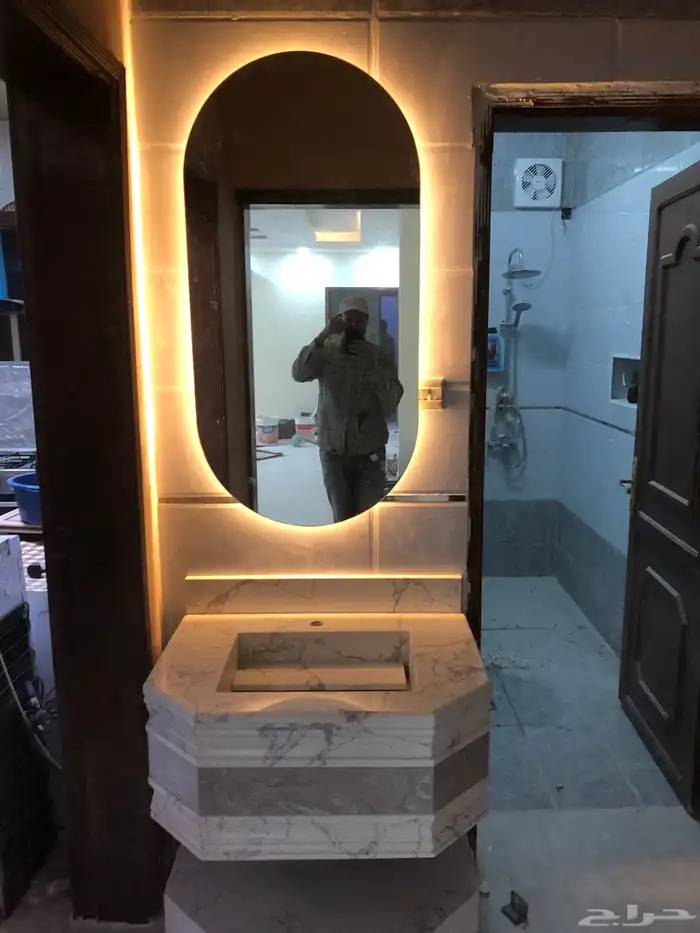 مغاسل رخام طبيعي وصناعة ومطبخ وطولات 23