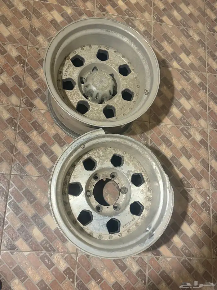 جنطين ديتونه وجنط باترول فتك حديد 0