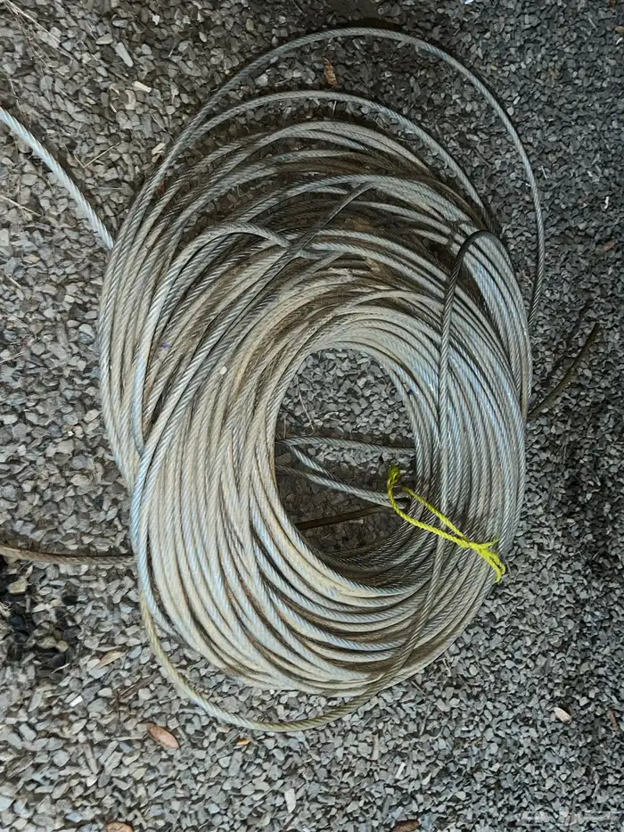 واير حديد 14 ملي ملبس  200 متر 2