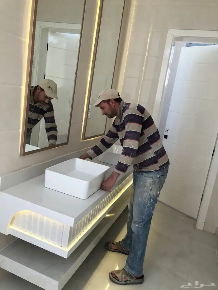 مغاسل رخام طبيعي وصناعة ومطبخ وطولات 26