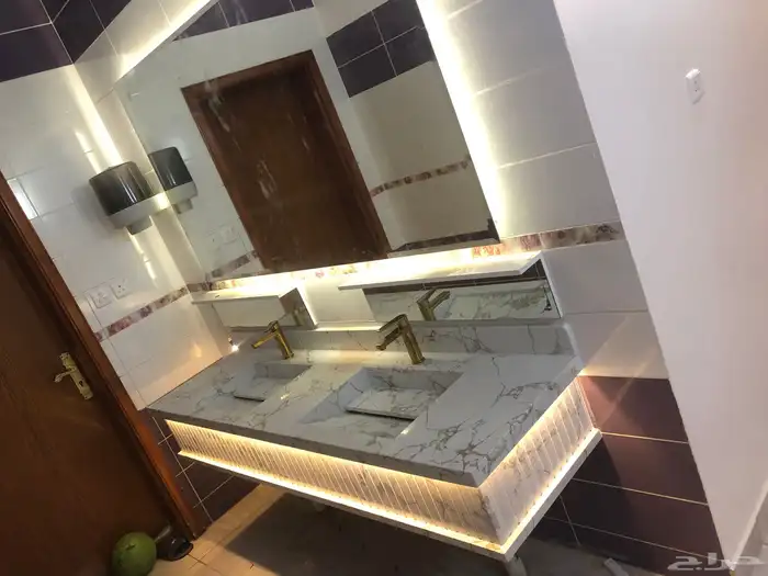 مغاسل رخام طبيعي وصناعة ومطبخ وطولات 0