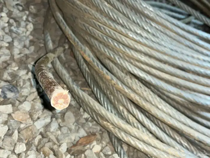 واير حديد 14 ملي ملبس  200 متر 0