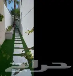 تنسيق حدائق عشب صناعي التيل طبيعي 8