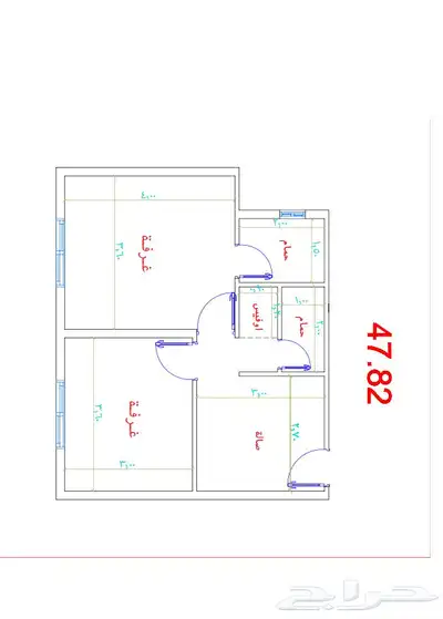 شقق فندقية سكنية في النسيم امام جامع الراجحي ((285 الف)) 9