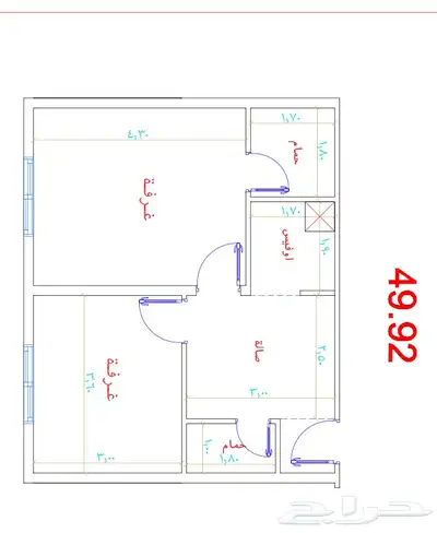 شقق فندقية سكنية في النسيم امام جامع الراجحي ((285 الف)) 8