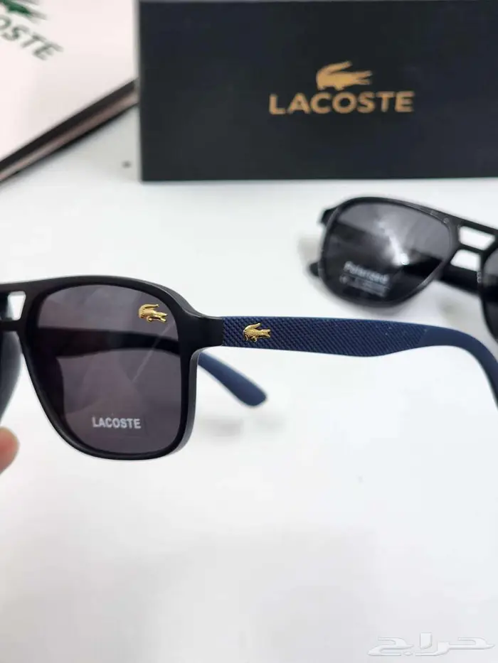 نظارات رجالي اكشخ في العيد مع لكوست نظارة بالملحقات كاملة 4