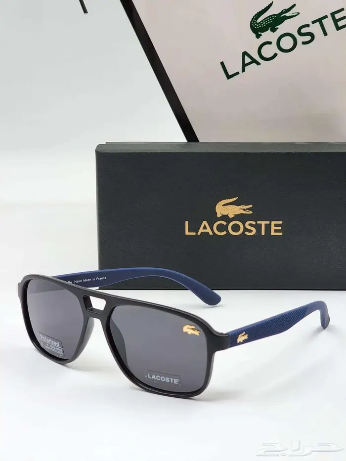 نظارات رجالي اكشخ في العيد مع لكوست نظارة بالملحقات كاملة 2