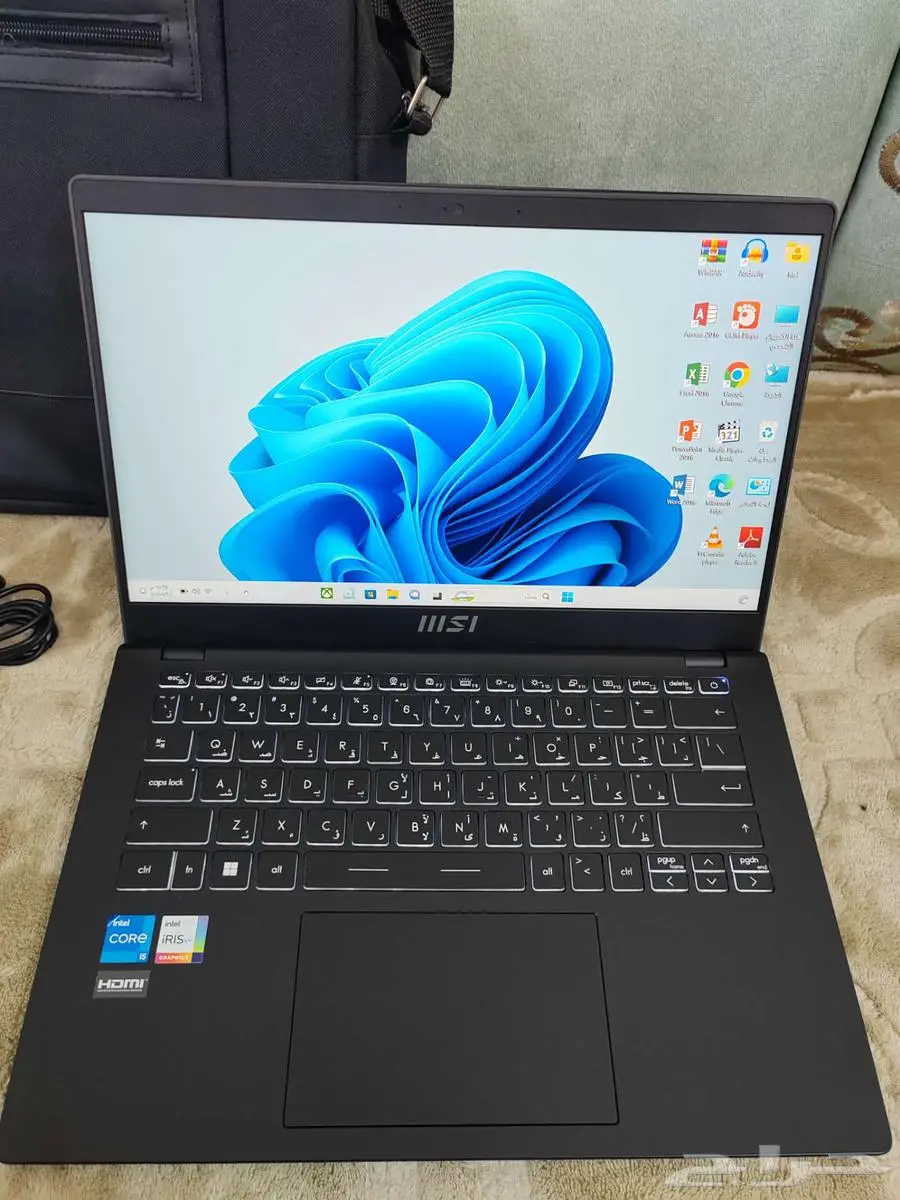 لاب توب لابتوب msi i5 الجيل11 هاردسك SSD 0