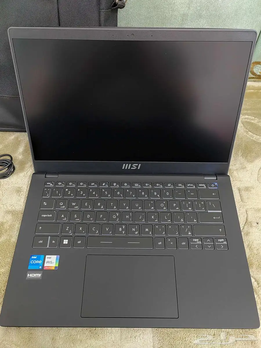 لاب توب لابتوب msi i5 الجيل11 هاردسك SSD 7