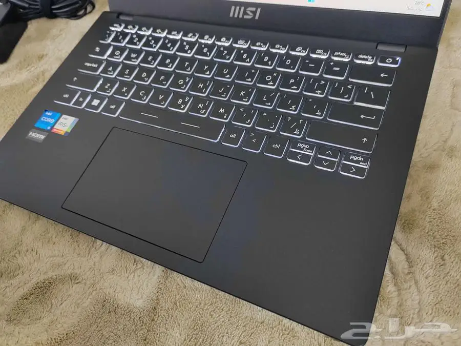 لاب توب لابتوب msi i5 الجيل11 هاردسك SSD 9