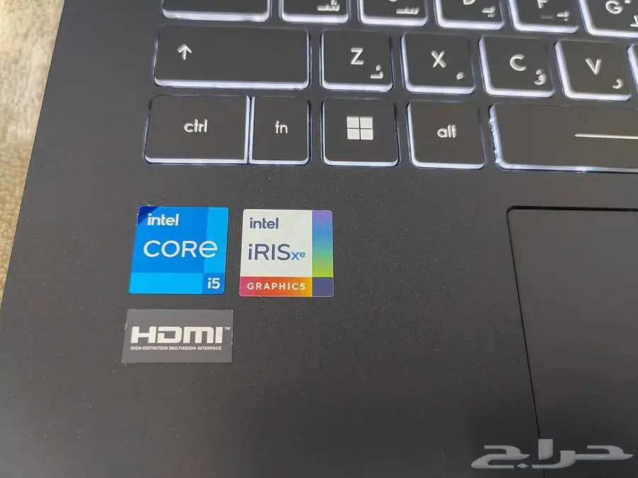 لاب توب لابتوب msi i5 الجيل11 هاردسك SSD 4