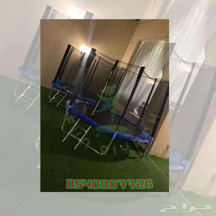 نطيطه ترامبولين 8 قدم للاطفال نطاطا نطنيطة نطيطة اطفال 2