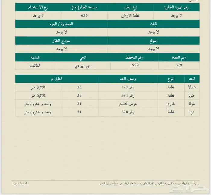ارض في البوادي شارع 30نافذ من الميه 1