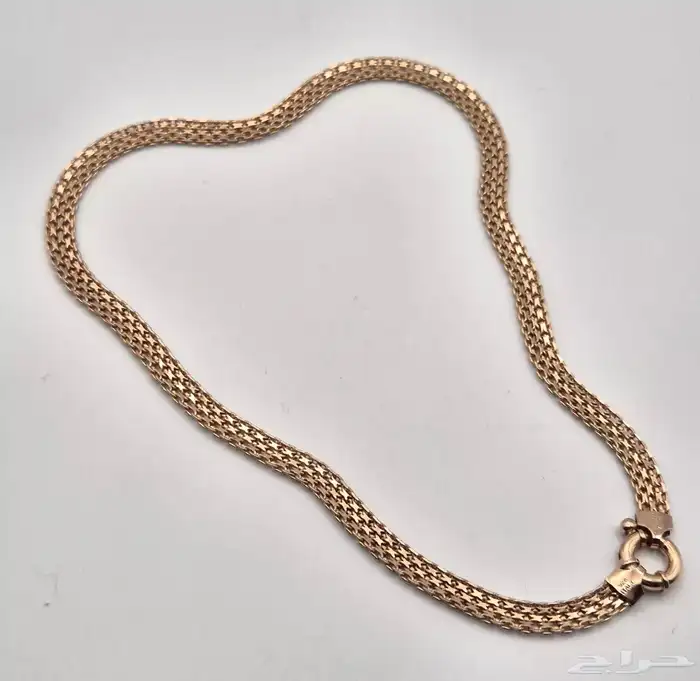 عقد فضة إيطالي مطلي ذهب أحمر ماركة Veronese for QVC. 8