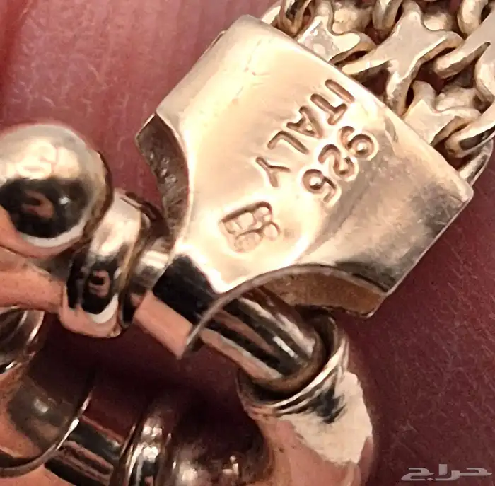 عقد فضة إيطالي مطلي ذهب أحمر ماركة Veronese for QVC. 4