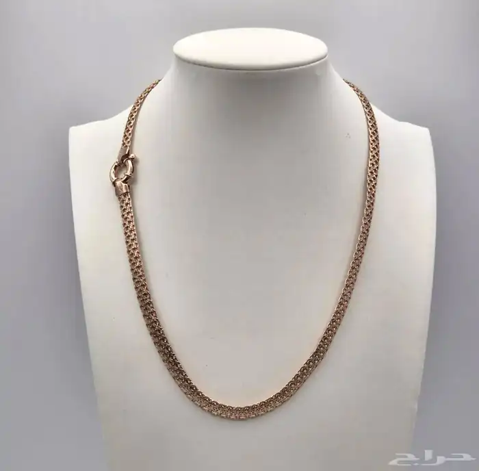 عقد فضة إيطالي مطلي ذهب أحمر ماركة Veronese for QVC. 16