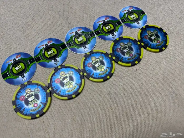 تم البيع للجميع بطايق Ben 10 النسخة الأيطالية شبيهة البطل 9